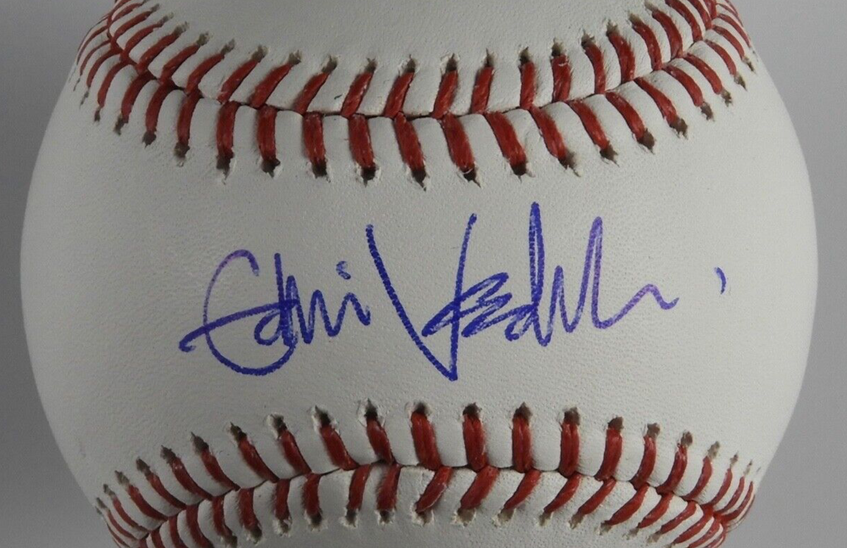 Eddie Vedder JSA  Pearl Jam Autograph Signed Baseball COA Official