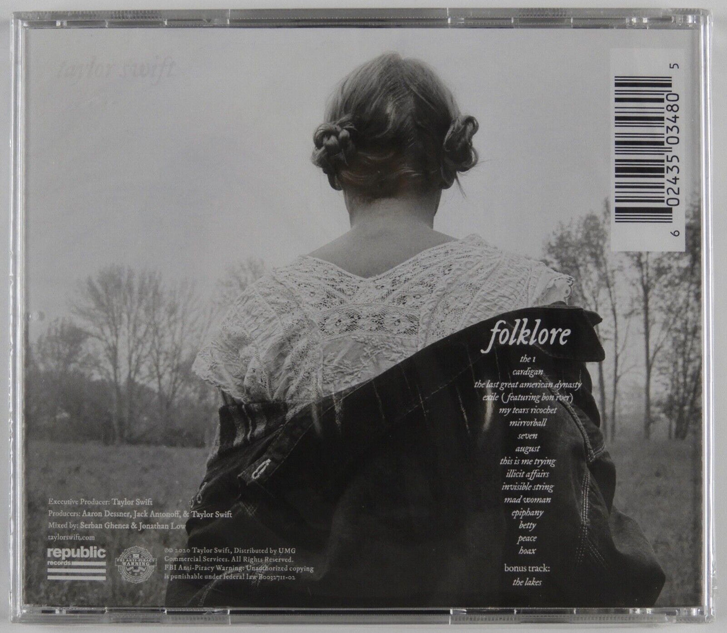 Taylor Swift Signed Autograph Folklore CD Booklet Still Sealed HEART