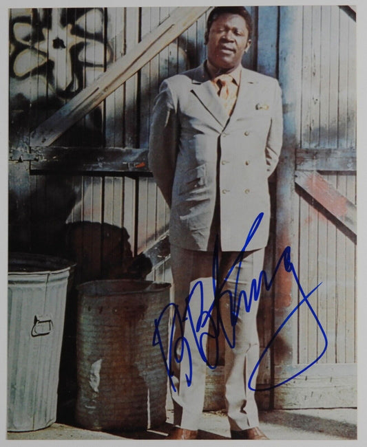 BB King JSA Signed Autograph Photo 8 x 10