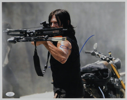 Norman Reedus The Walking Dead JSA Signed Autograph Photo 11 x 14