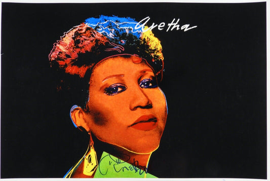 Aretha Franklin JSA Signed Autograph Photo Huge 12 x 18