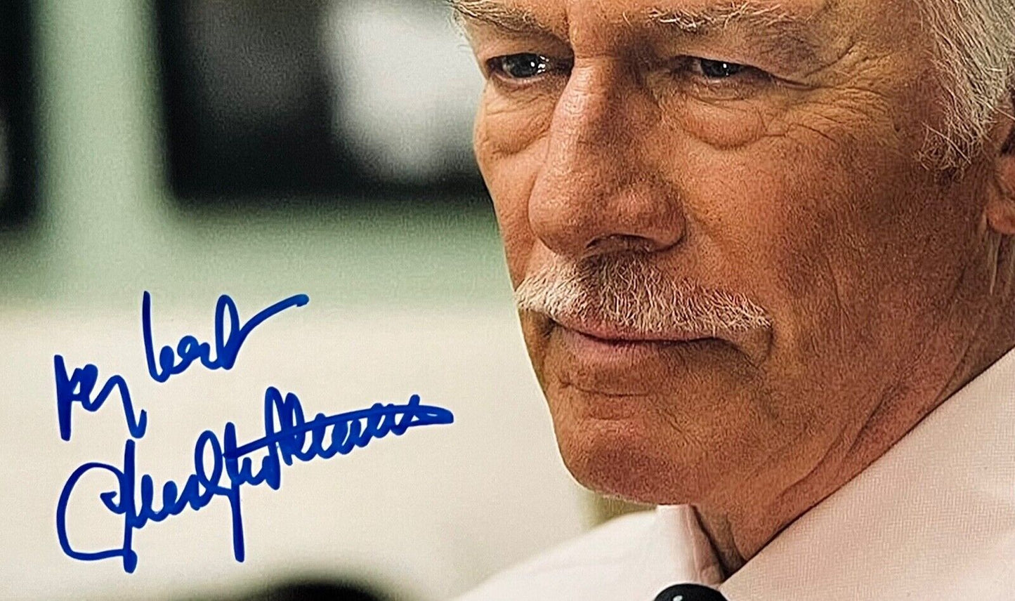 Christopher Plummer JSA Signed Autograph Photo 8 x 10