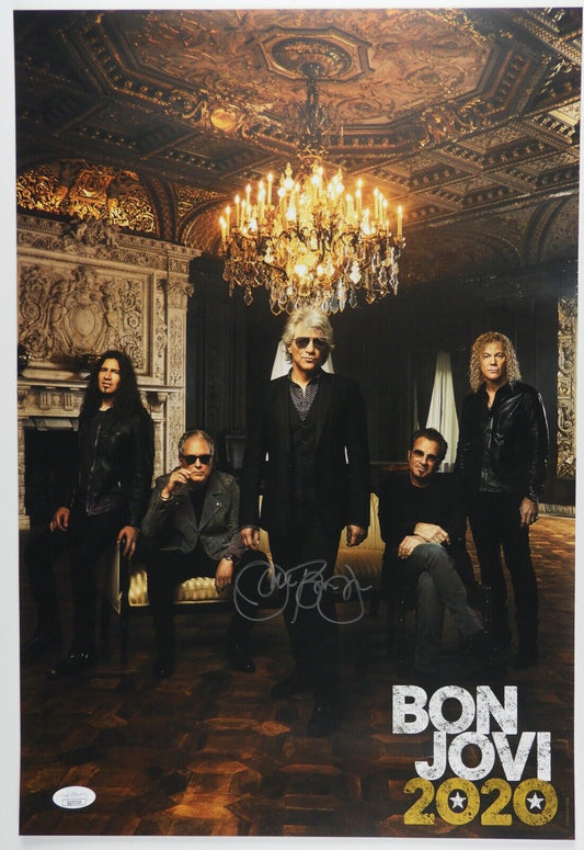 Jon Bon Jovi JSA Signed Autograph Poster Lithograph 2020 13" x 19"