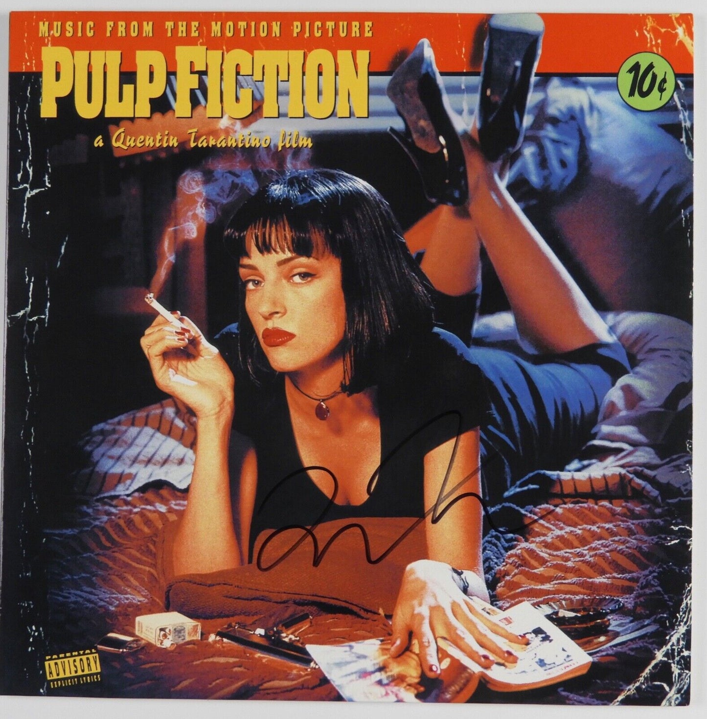 Quentin Tarantino Signed JSA Autograph Album Record Pulp Fiction Soundtrack