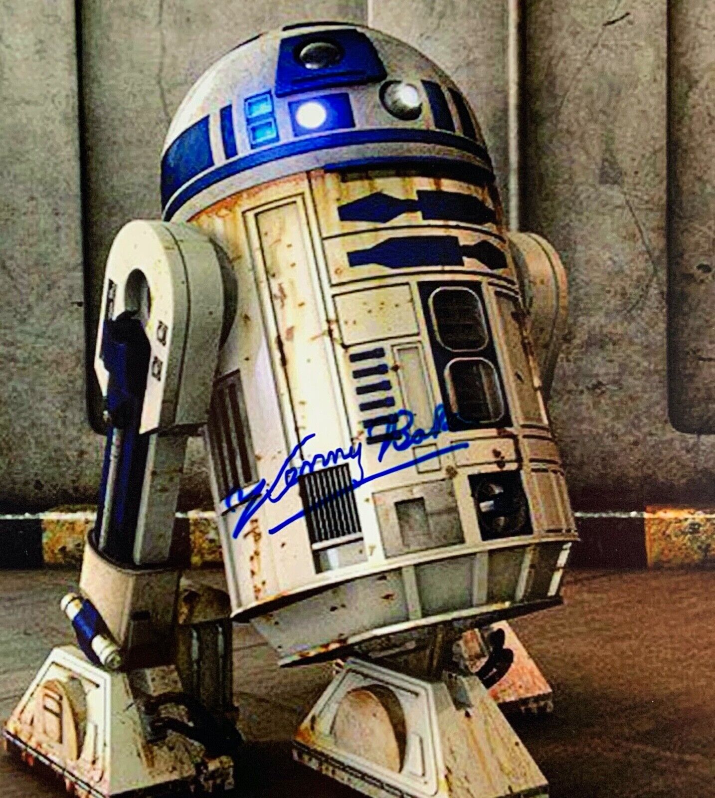 Star Wars Kenny Baker R2-D2 Autograph Signed 11 x 14 JSA COA