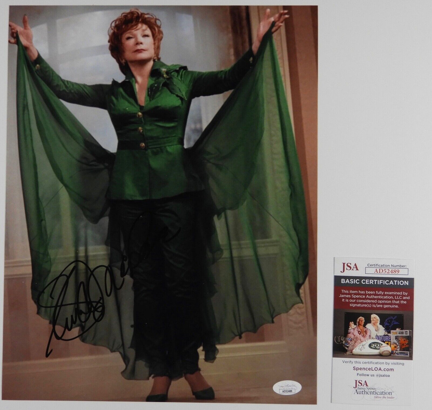 Shirley MacLaine JSA signed autograph 11 x 14 Photo