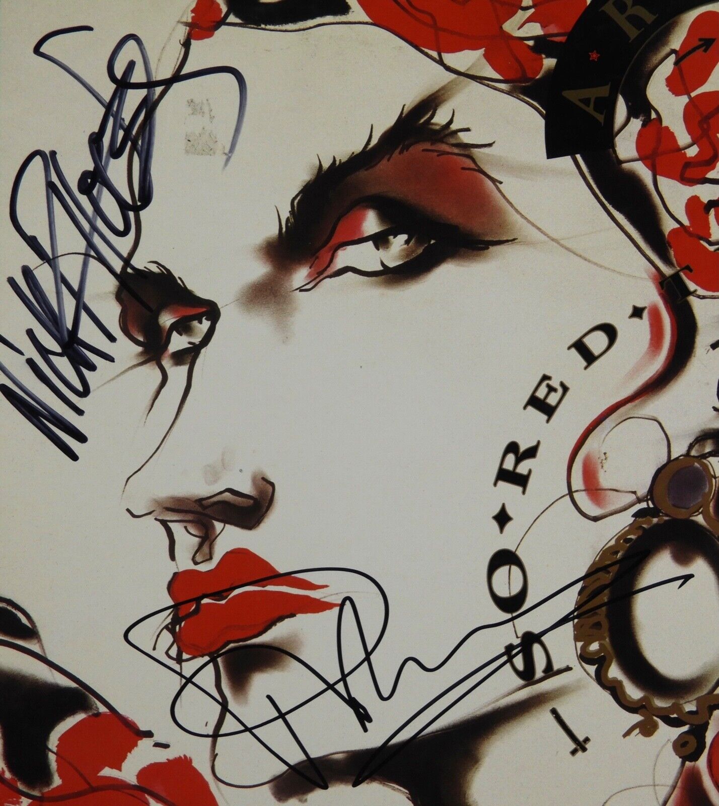 Arcadia Roger Taylor Nick Rhodes JSA  Signed Autograph Album Vinyl Duran Duran