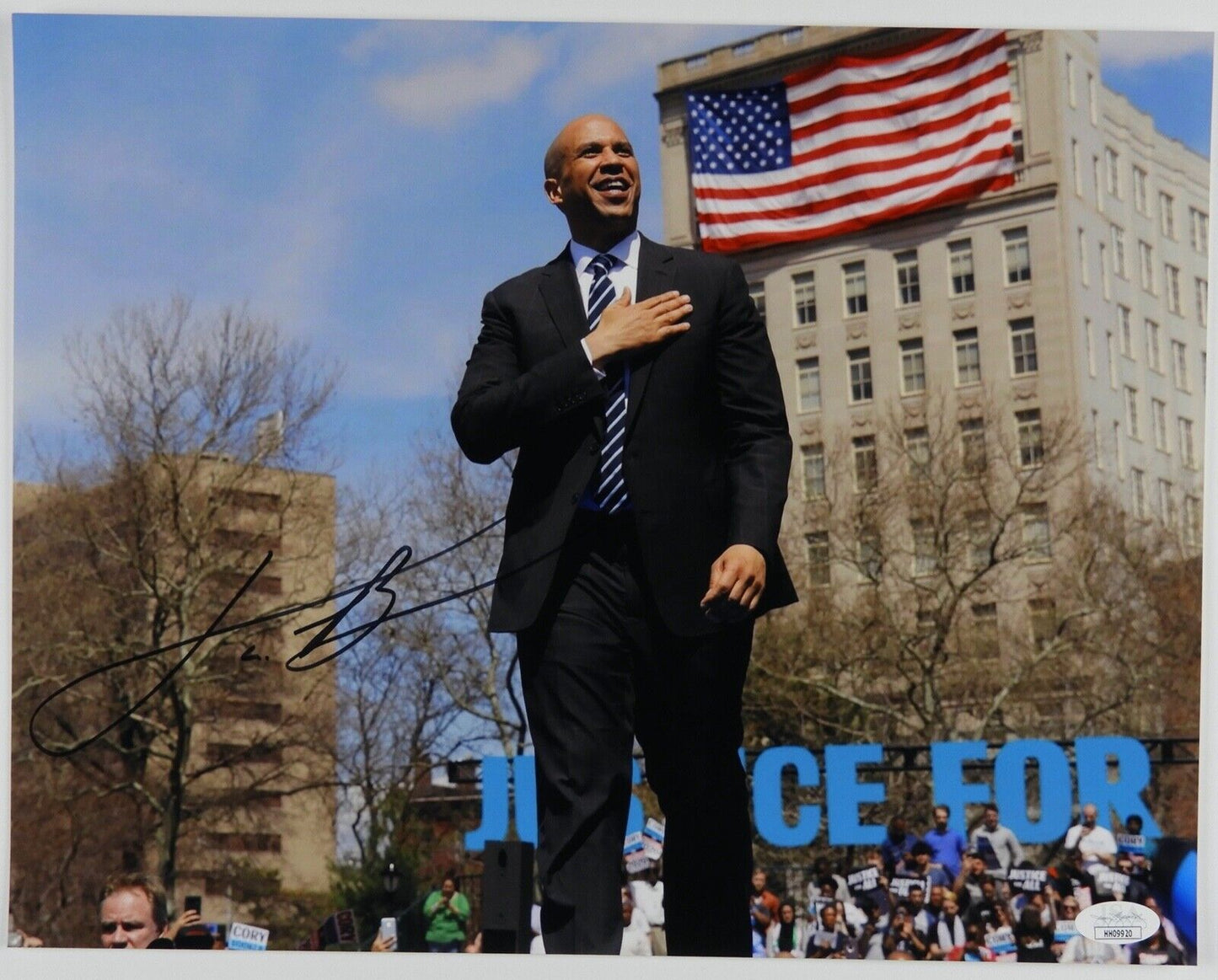 Cory Booker JSA Autograph Signed Photo COA 11 x14 Senator