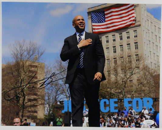 Cory Booker JSA Autograph Signed Photo COA 11 x14 Senator