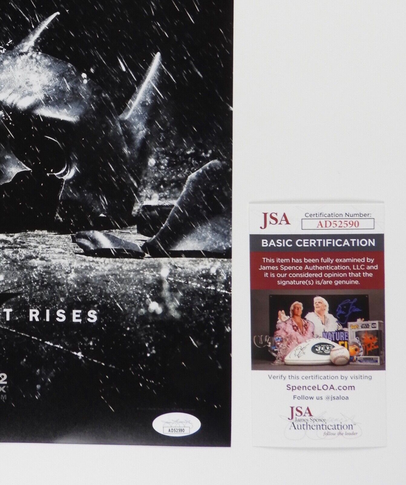 Anne Hathaway Signed JSA Autograph 18 x 12 Photo The Dark Knight Rises Batman