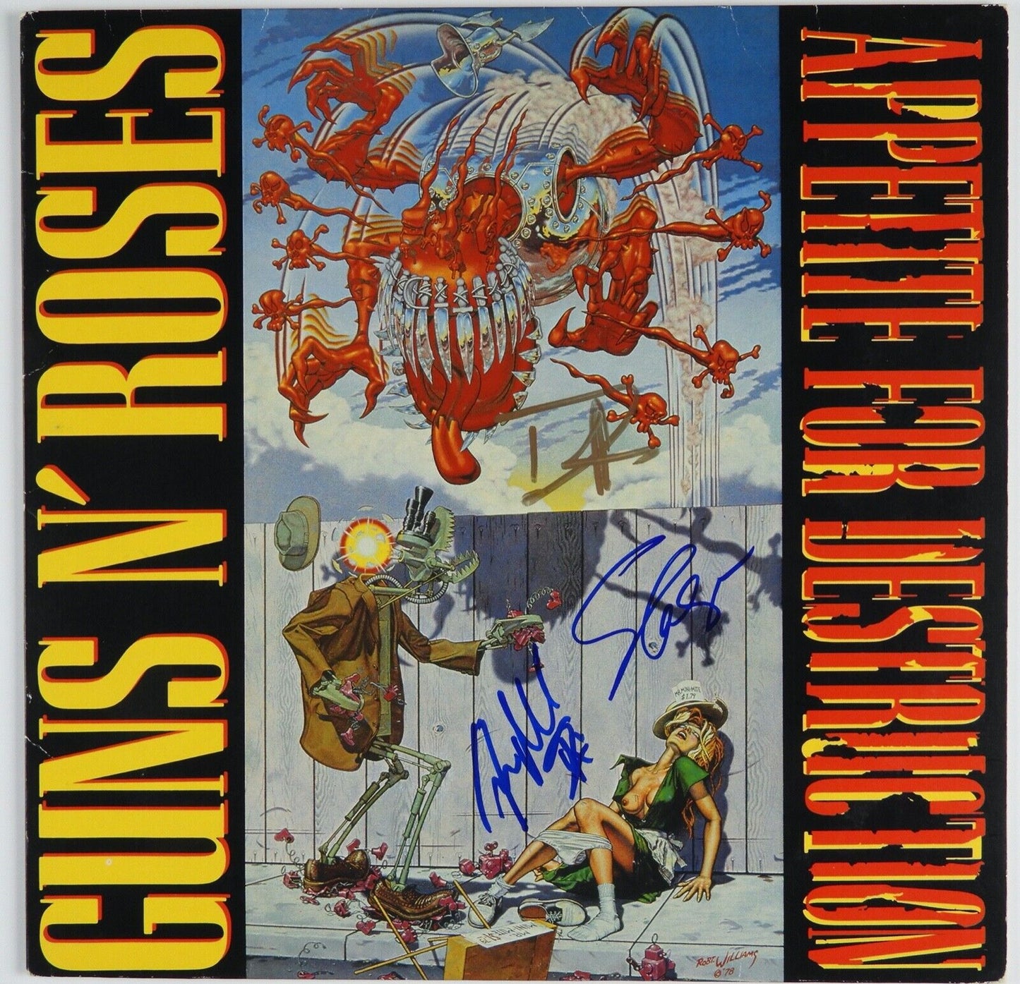 Guns n Roses Slash JSA Signed Autograph Album Record Appetite For Destruction