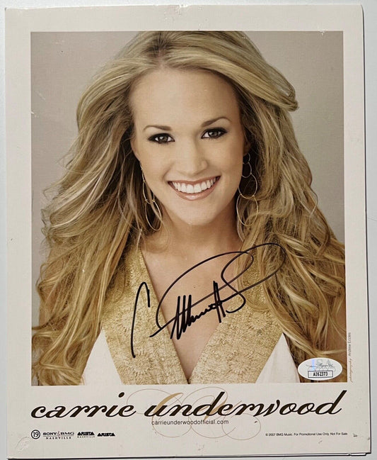 Carrie Underwood Signed JSA Autograph 8 x 10 photo