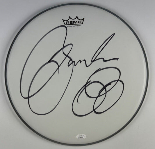 Jason Bonham Autograph Signed Drumhead JSA COA 14"