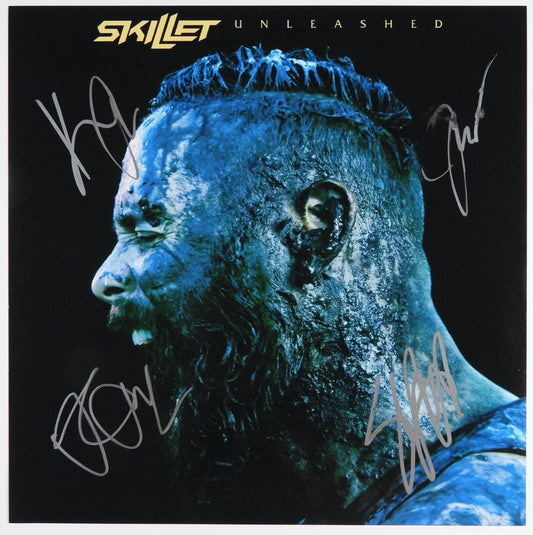 Skillet Fully Signed  JSA Signed Autograph Photo 12 x 12 Unleashed