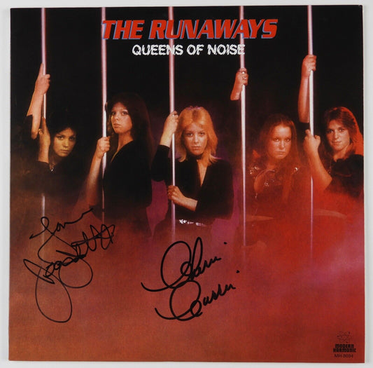 Joan Jett Cherie Currie JSA Signed Autograph Album Record The Runaways