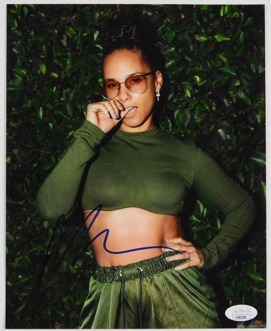 Alicia Keys JSA Signed Autograph Photo 8 x 10