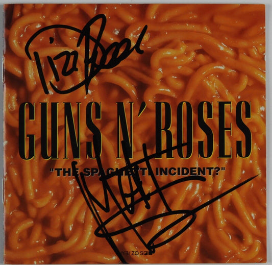 Duff McKagan Matt Sorum JSA Autograph Signed CD Gun's N' Roses Spagetti Incident