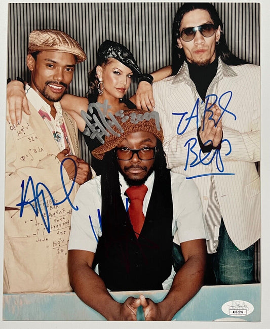 The Black Eyes Peas Fully Signed JSA Autograph 8 x 10 photo