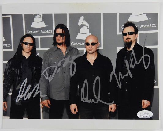 Disturbed JSA Signed Autograph Photo 8 x 10 Fully Signed