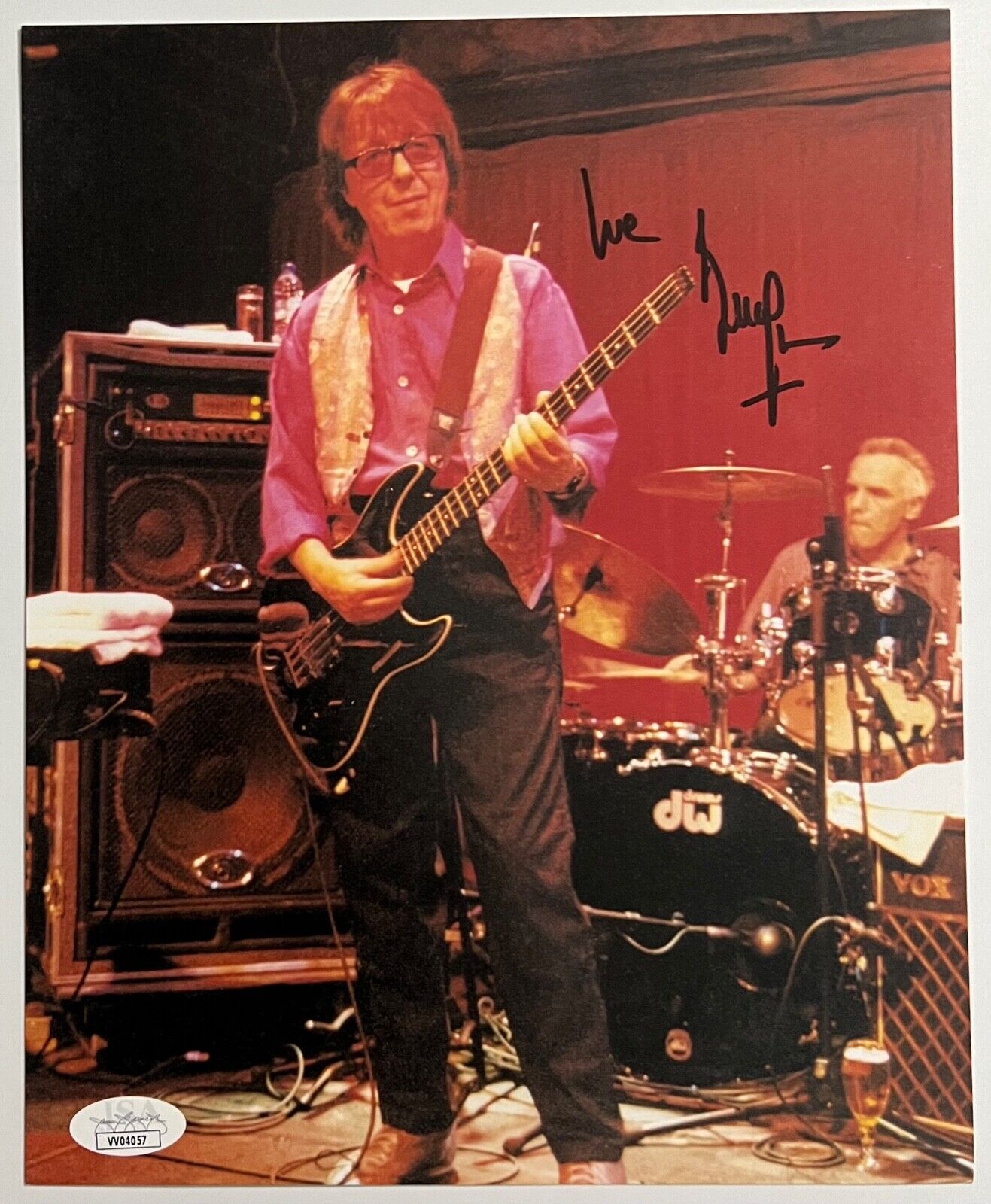 Bill Wyman Rolling Stones JSA Signed Autograph 8 x 10 Photo