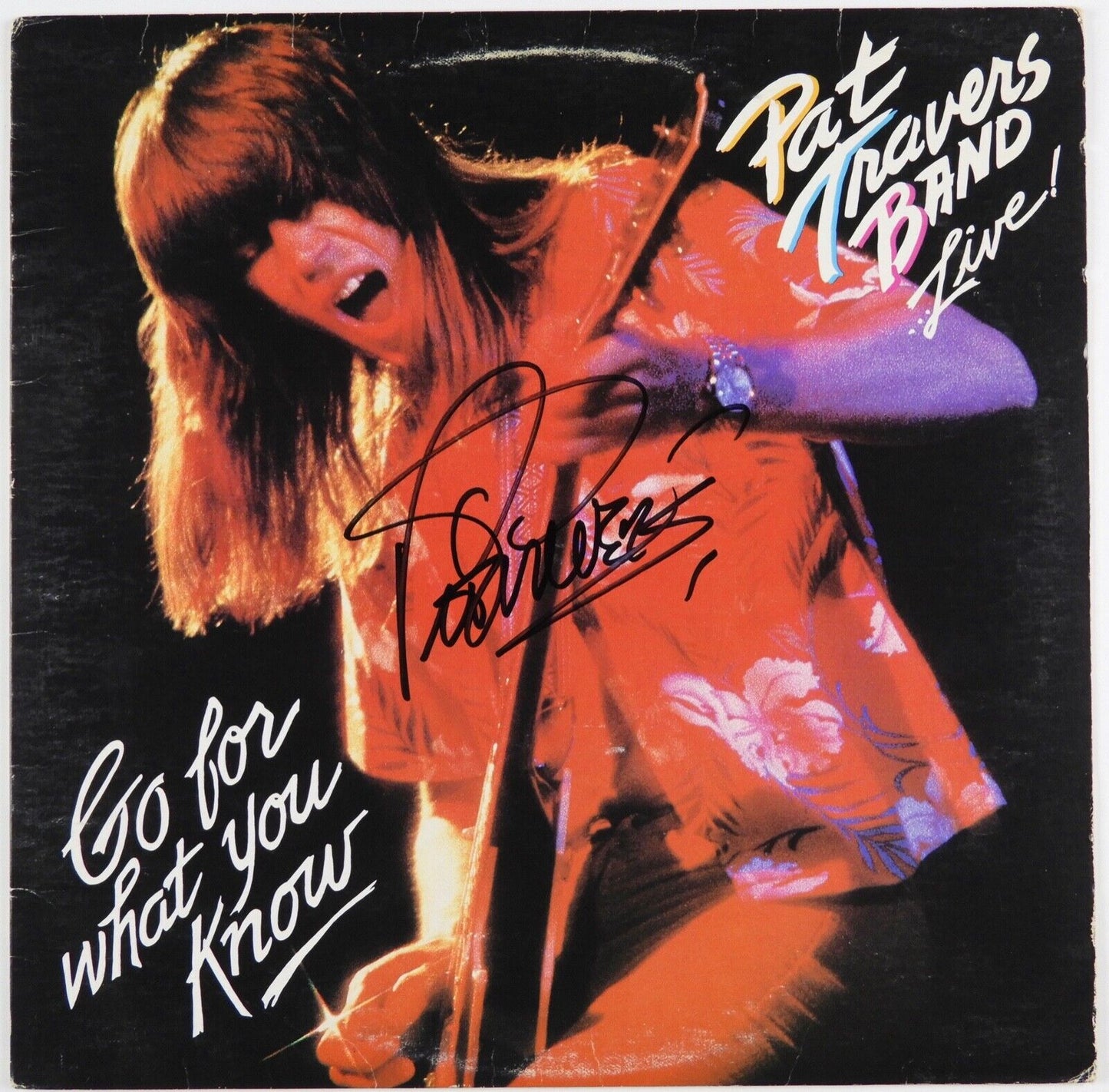 Pat Travers Band JSA Signed Autograph Album Record Go For That You Know