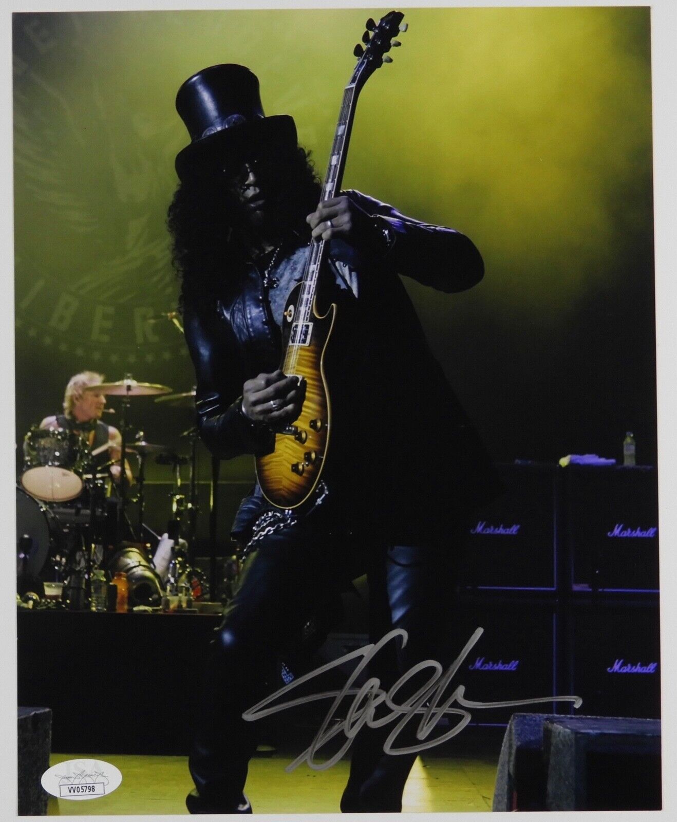 Slash Guns n Roses JSA Signed Autograph 8 x 10 photo