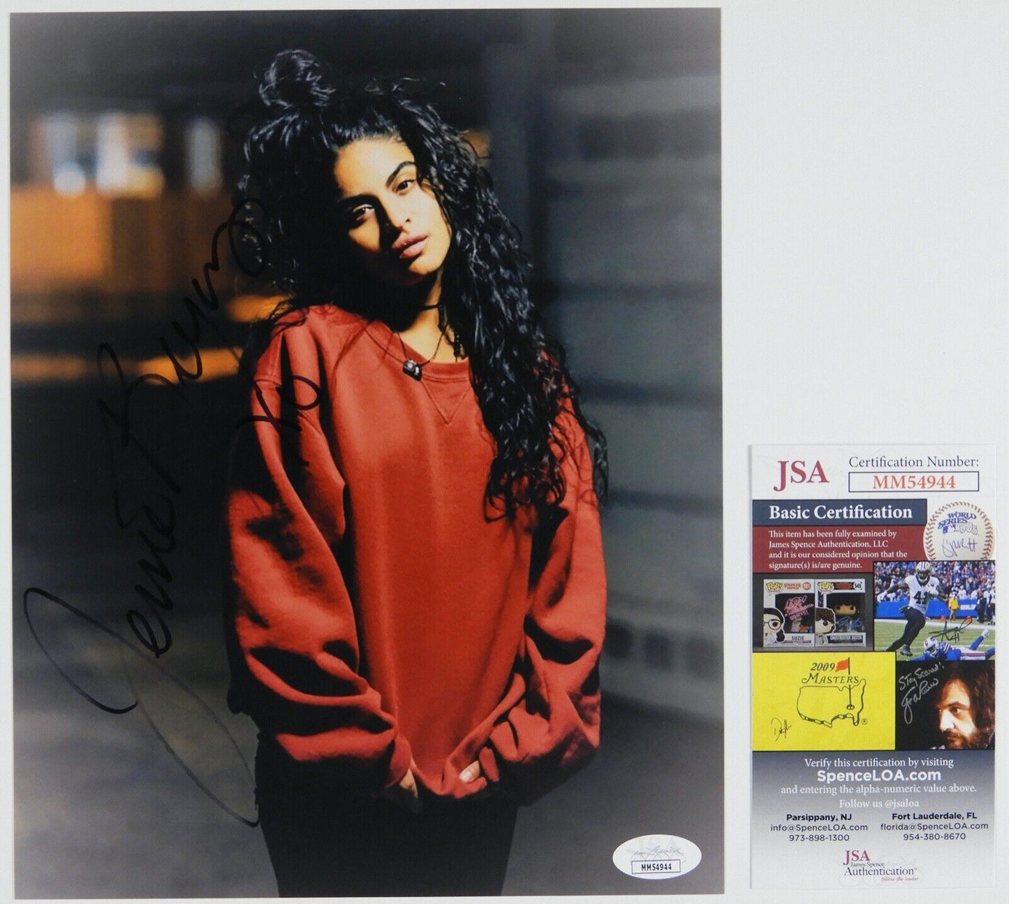 Jessie Reyez Signed JSA Autograph Photo 8 x 10