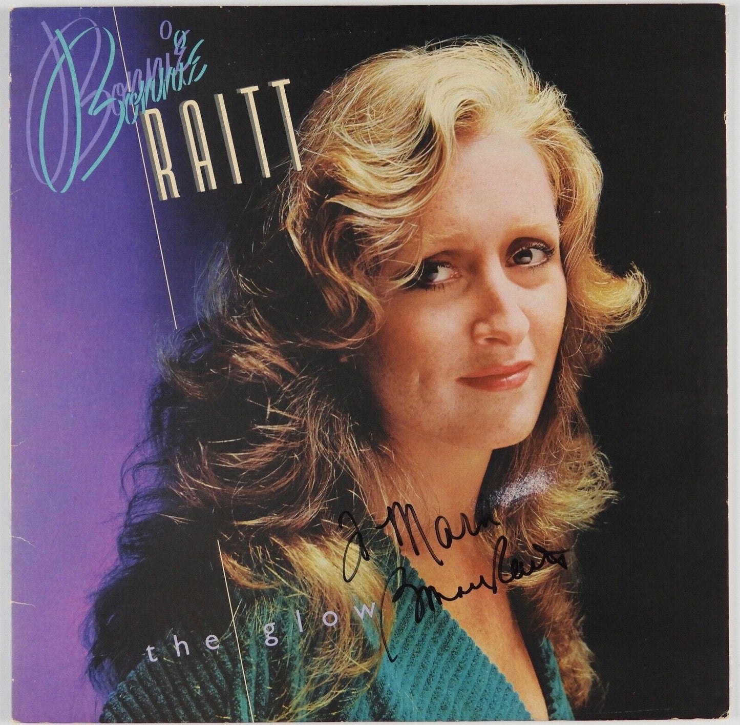 Bonnie Raitt JSA Signed Autograph Album LP Record Vinyl The Glow