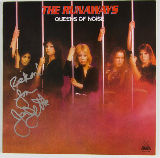 Joan Jett The Runaways JSA Signed Autograph Record Album Vinyl Queen Of Noise