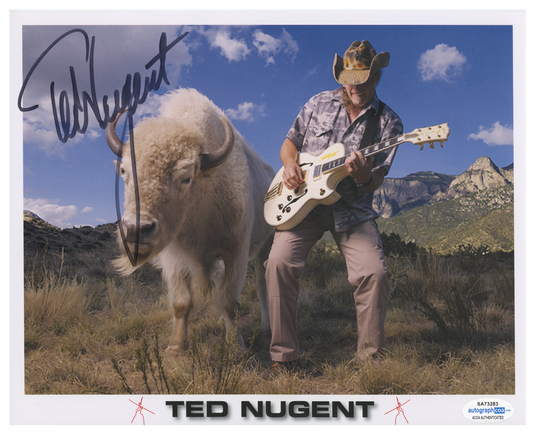 Ted Nugent Signed  ACOA Signed Autograph 8 x 10 Photo