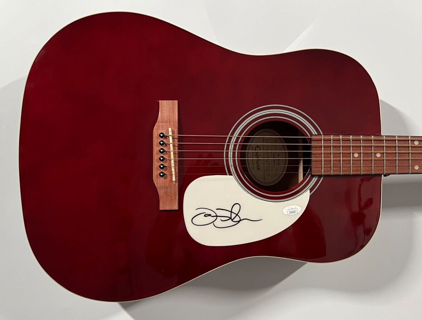 Jamey Johnson JSA Autograph Signed Guitar Epiphone Acoustic