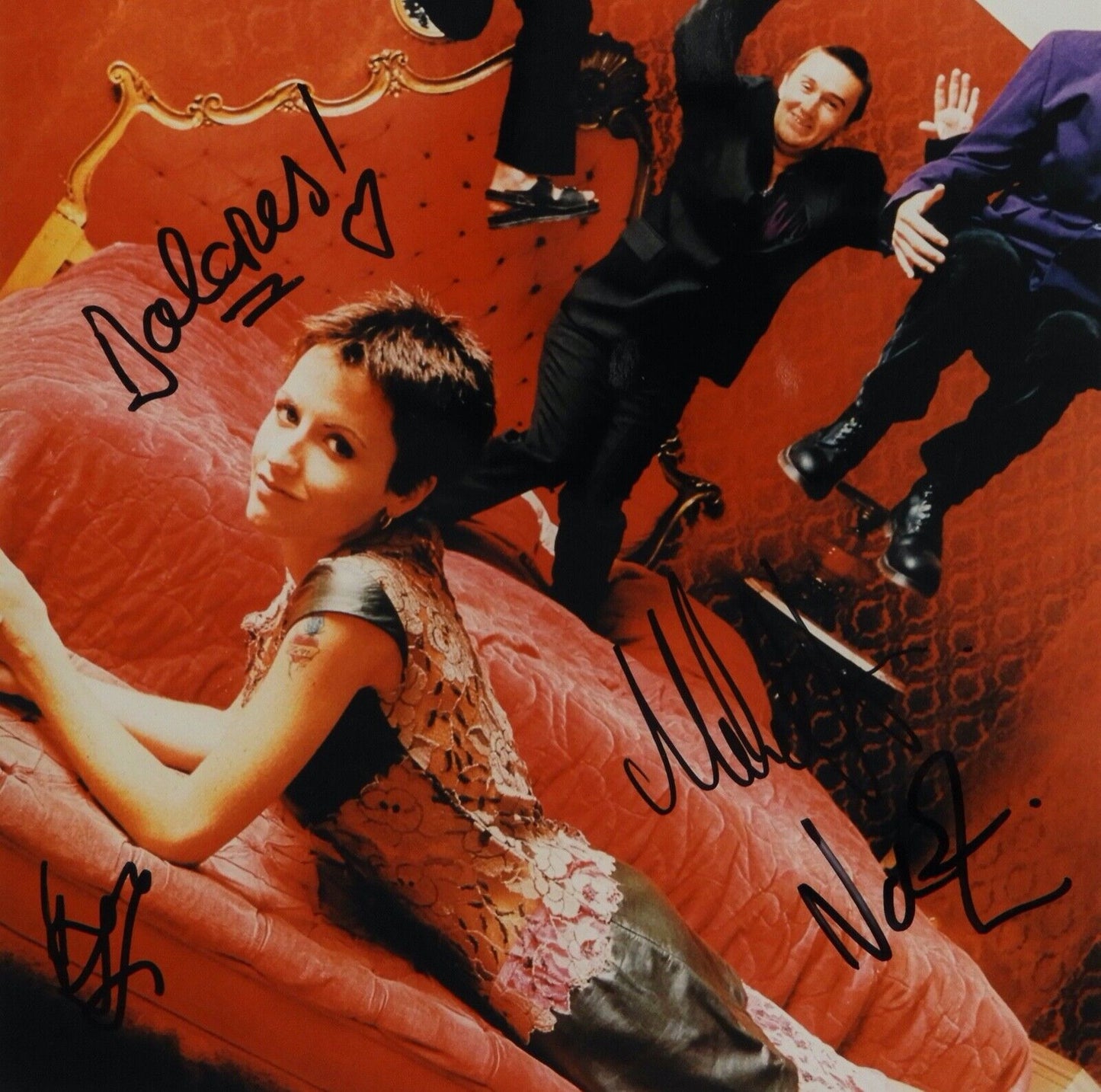 Cranberries Fully  JSA Signed Autograph  8 x 10 Dolores O'Riordan Mike Hogan +