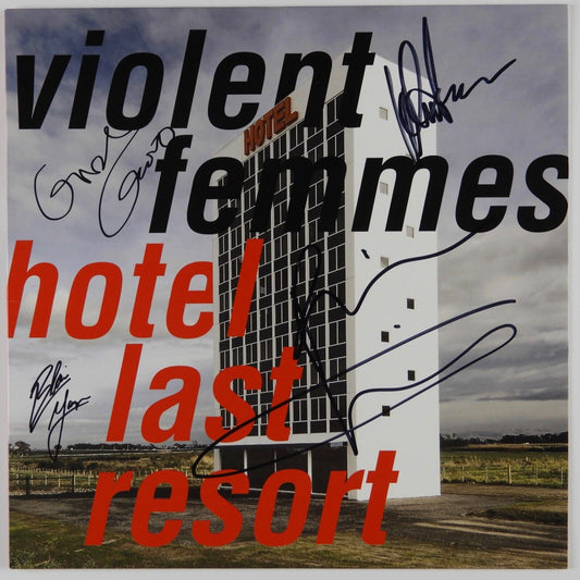 Violent Femmes JSA Fully Signed Autograph Record Album Hotel Last Resort