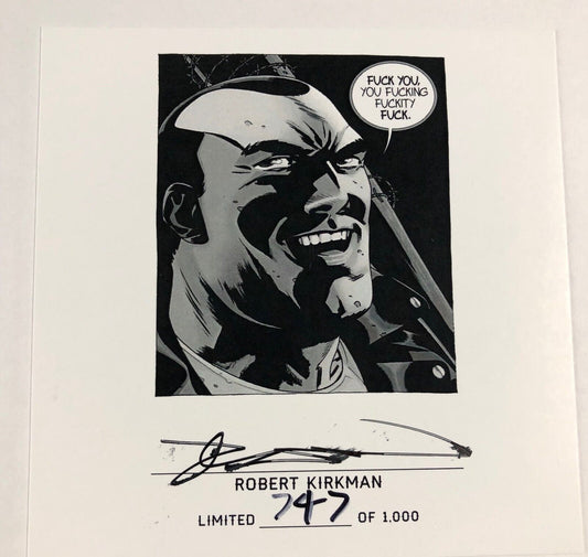 The Quotable Negan Kirkman Signed Edition #747/1000 Sold Out The Walking Dead