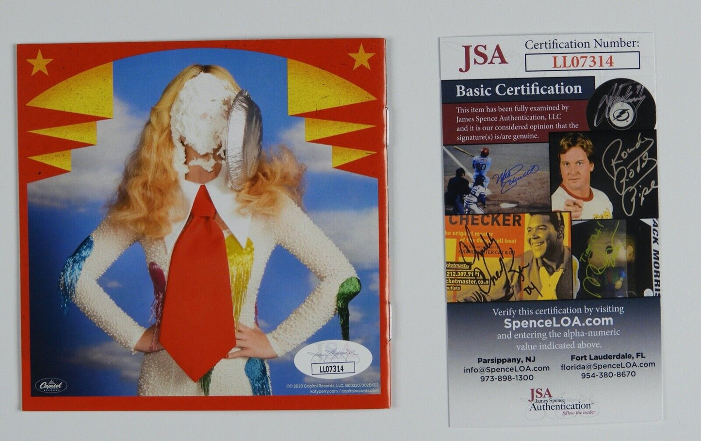 Katy Perry JSA Signed Autograph CD Booklet Smile Includes CD