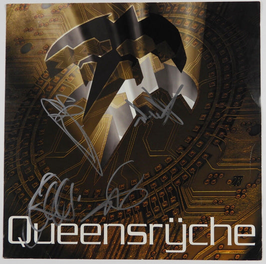 Queensryche JSA Signed Autograph Album Record Album Flat 12" x 12"