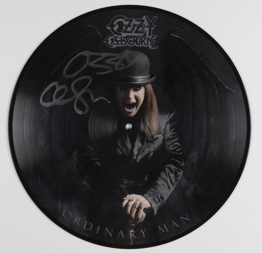 Ozzy Osbourne  Signed JSA Autograph Album Picture Disc Ordinary Man
