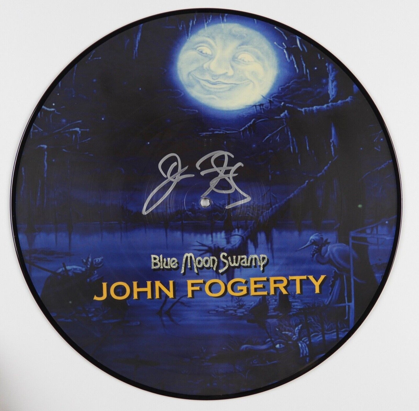 John Fogerty Signed Autograph JSA Album Record Blue Moon Swamp Picture Disc