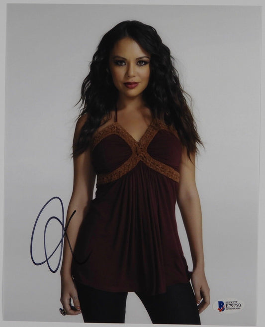 Janel Parrish Autograph Signed Photo Beckett BAS Photo