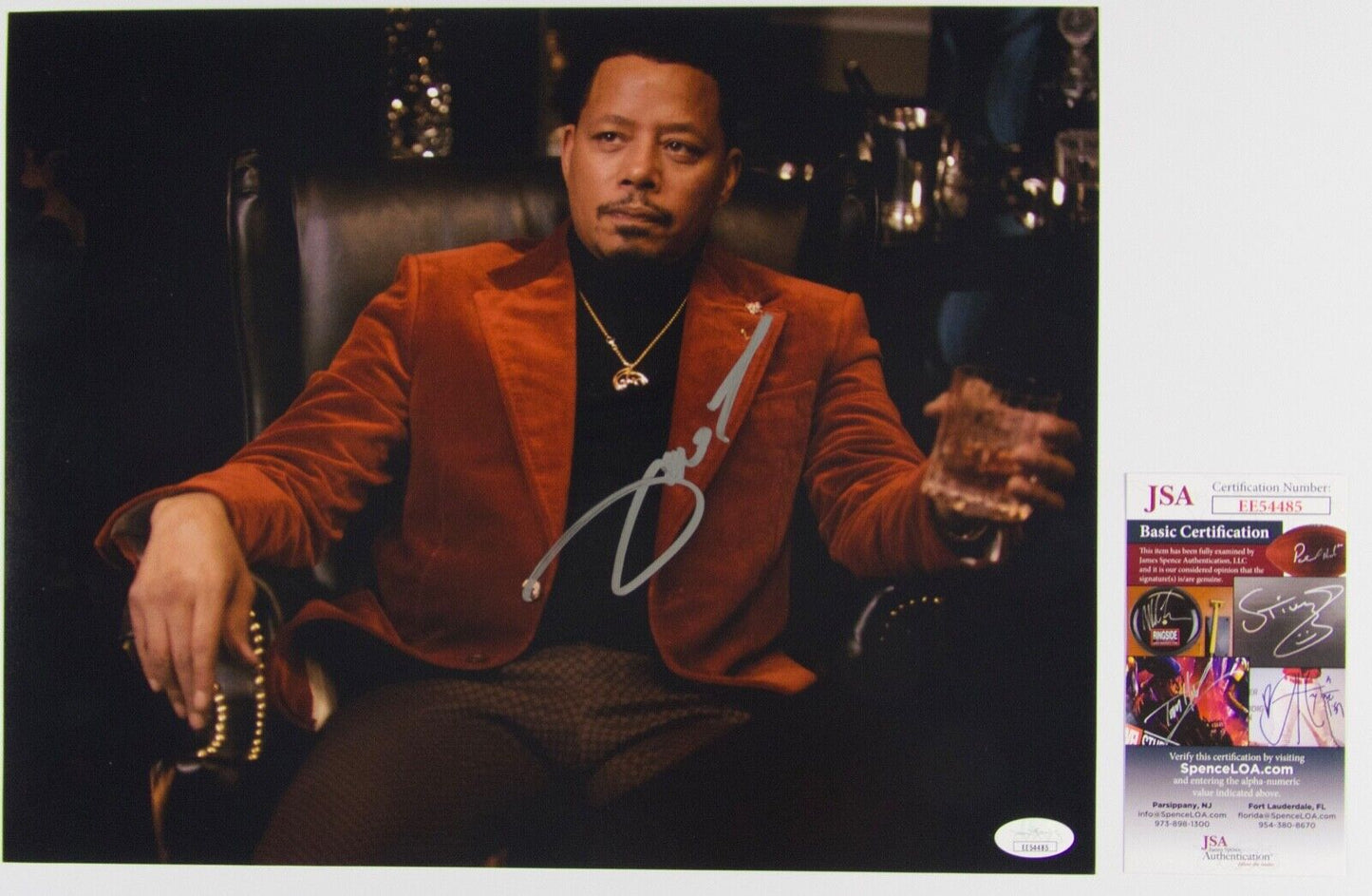 Terrence Howard Empire Autograph Signed Photo JSA 11 x 14