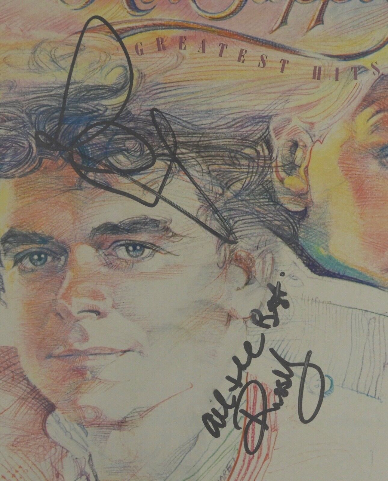 Air Supply JSA Signed Autograph Record Vinyl Graham Russell Hitchock