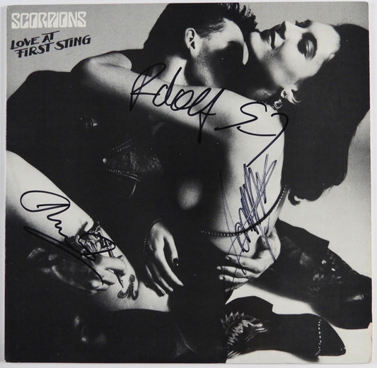 Scorpions JSA Signed Autograph Album Vinyl Record Love At First Sting 4x