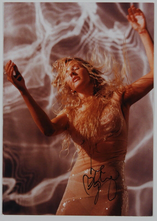 ELLIE GOULDING JSA BRIGHTEST BLUE LIMITED RECORD AUTOGRAPH SIGNED ART CARD