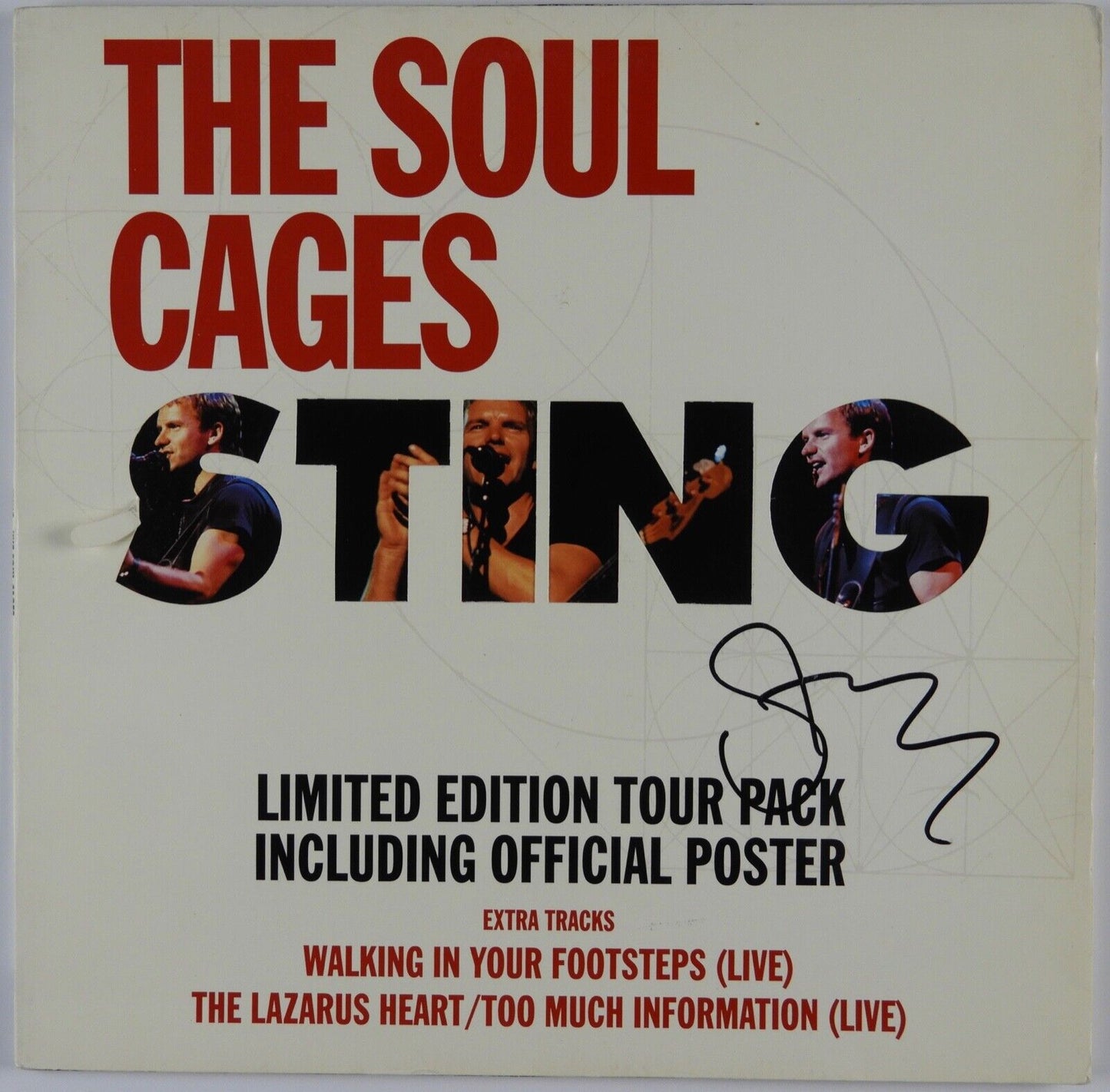 Sting Signed Autograph Record Album JSA Vinyl The Soul Cages