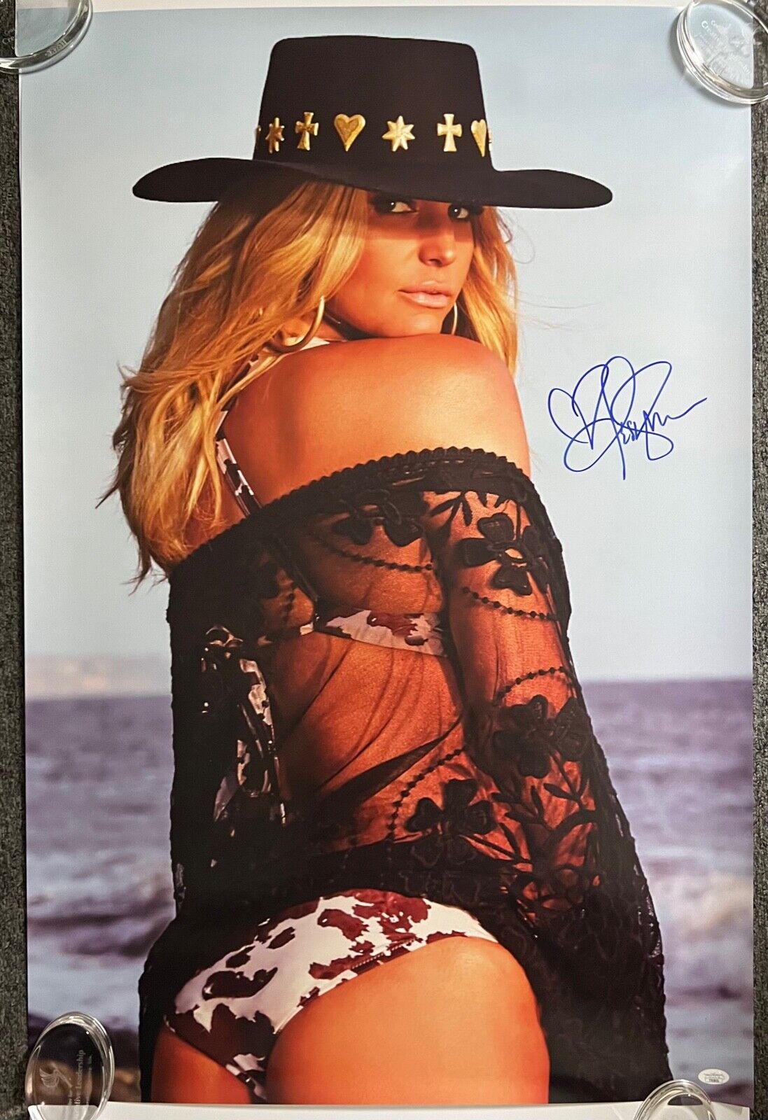 Jessica Simpson Signed Autograph Poster Limited Edition