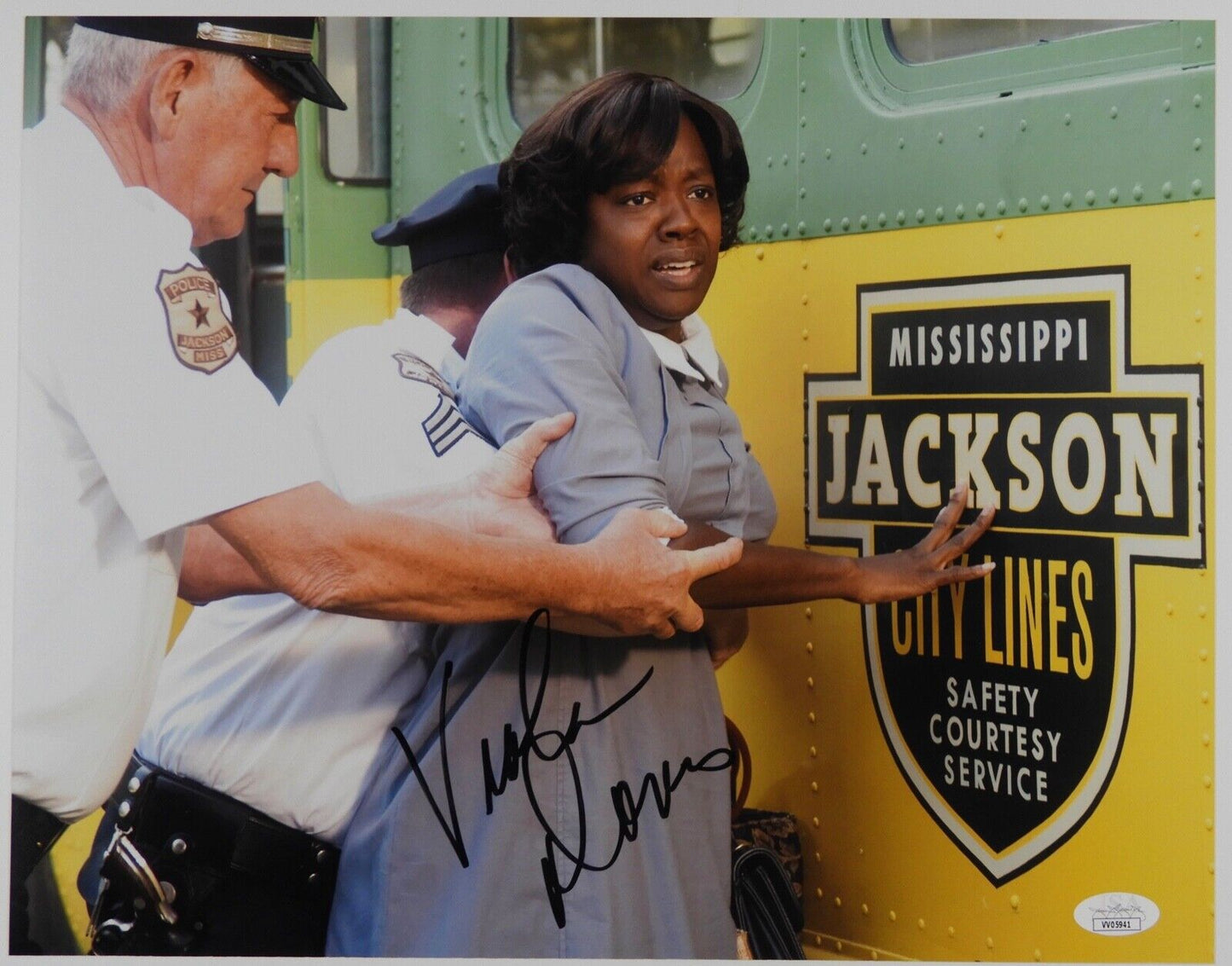 Viola Davis The Help Autograph JSA 11 x 14 Signed Photo