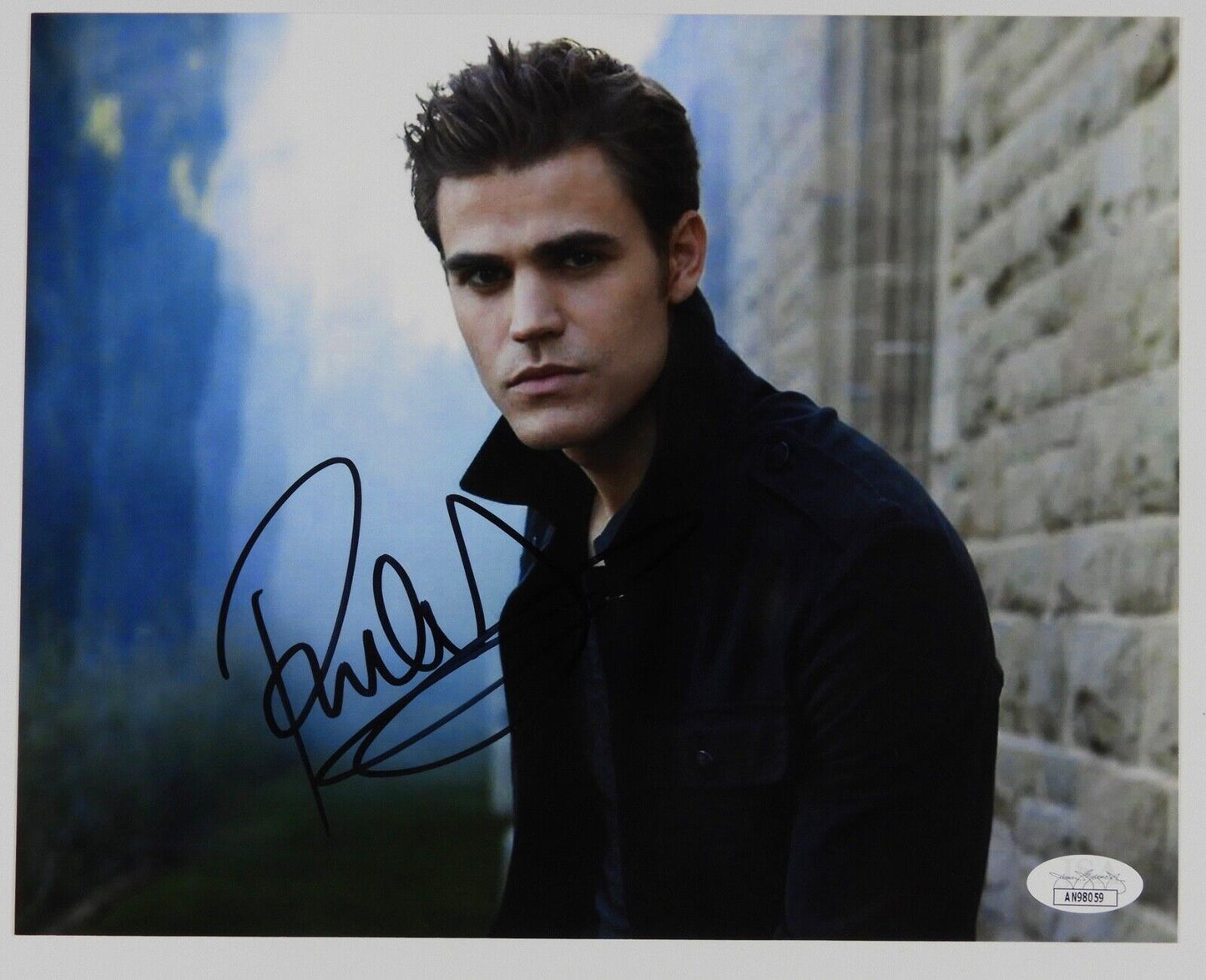 Paul Wesley The Vampire Diaries JSA signed autograph 8 x 10 Photo