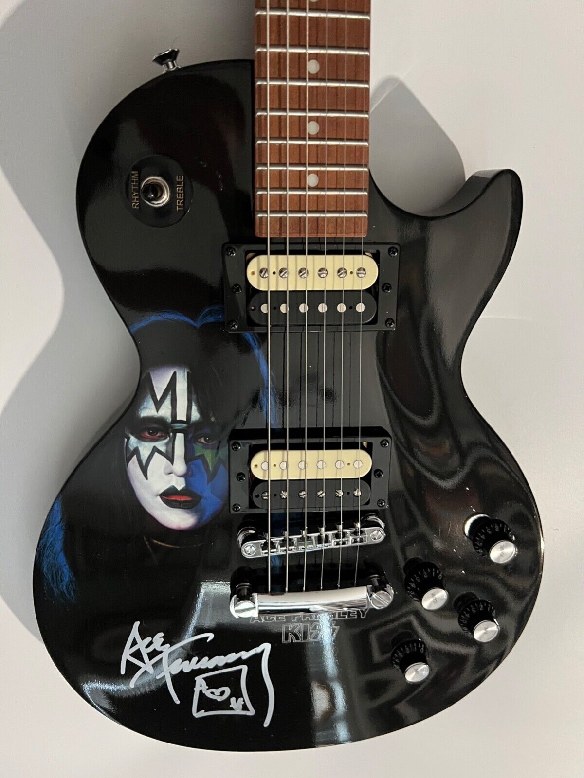 Ace Frehley Guitar KISS Signed Autograph Epiphone Guitar Roger Epperson REAL