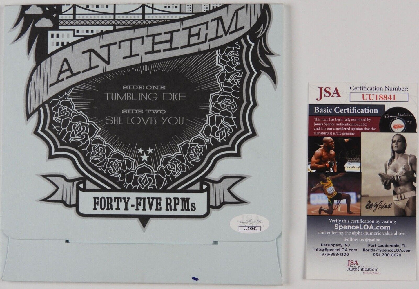 The Gaslight Anthem JSA Fully Signed Autograph 45 Record Vinyl