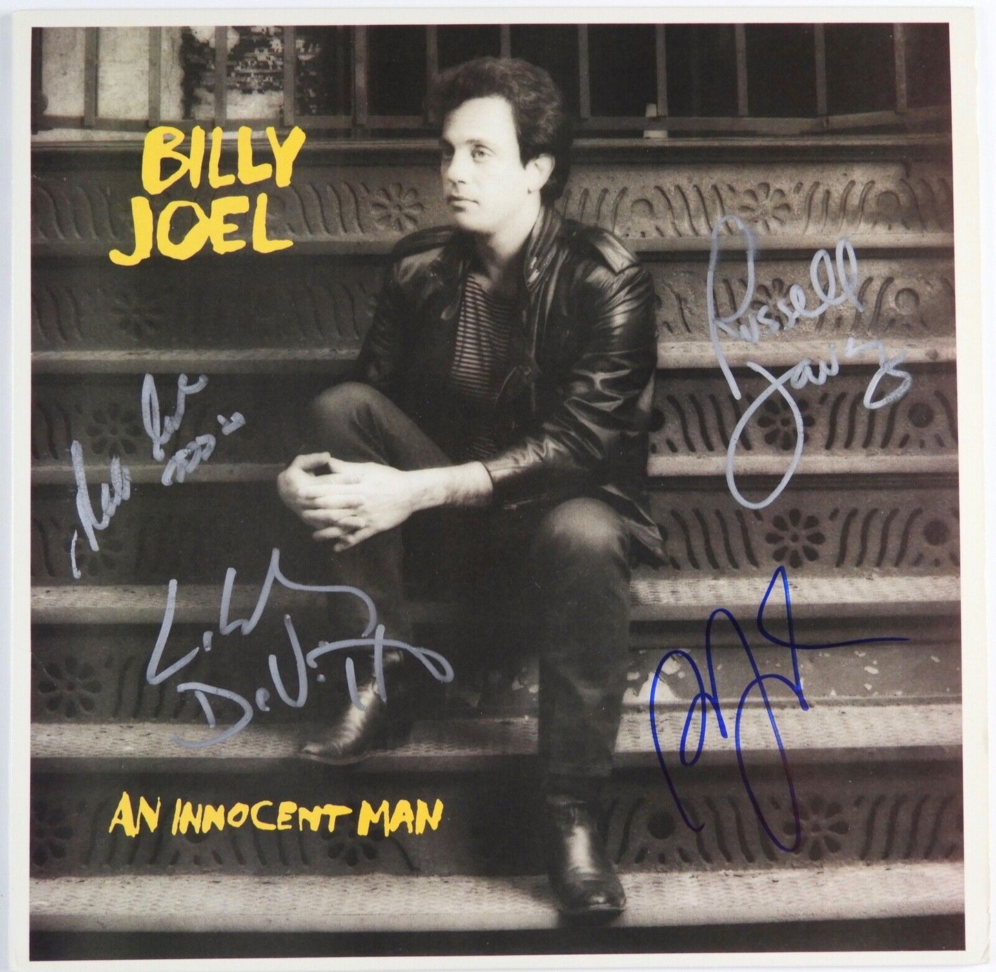 Billy Joel Signed Autograph Album Record with Band REAL Epperson An Innocent Man